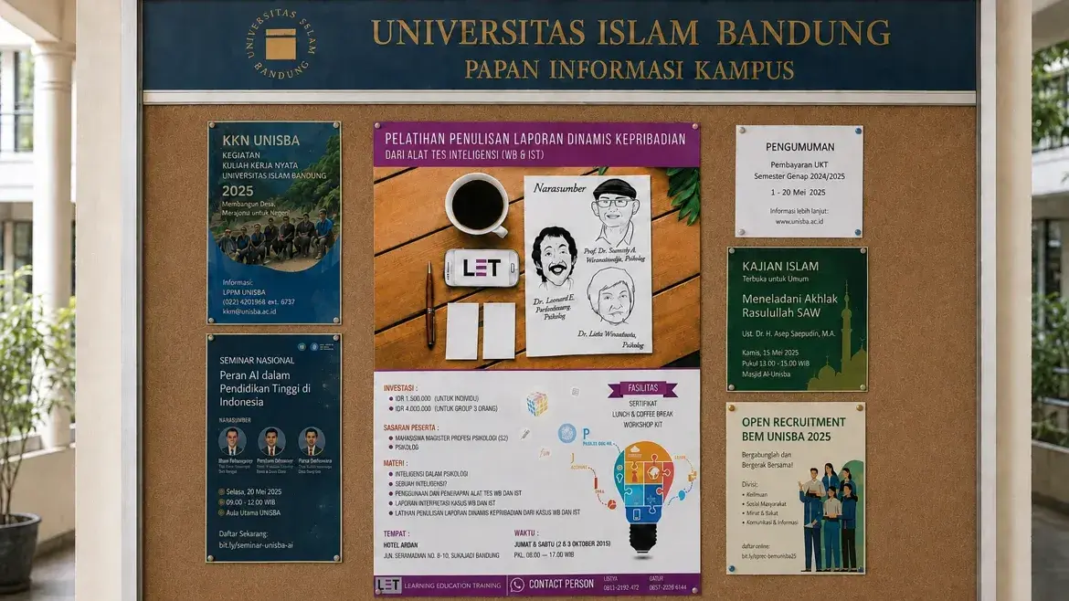 LET Psychology Training Poster