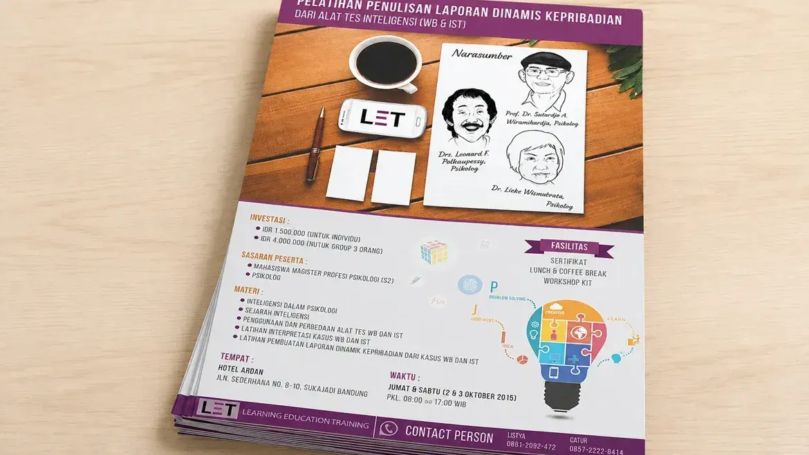 LET Psychology Training Poster