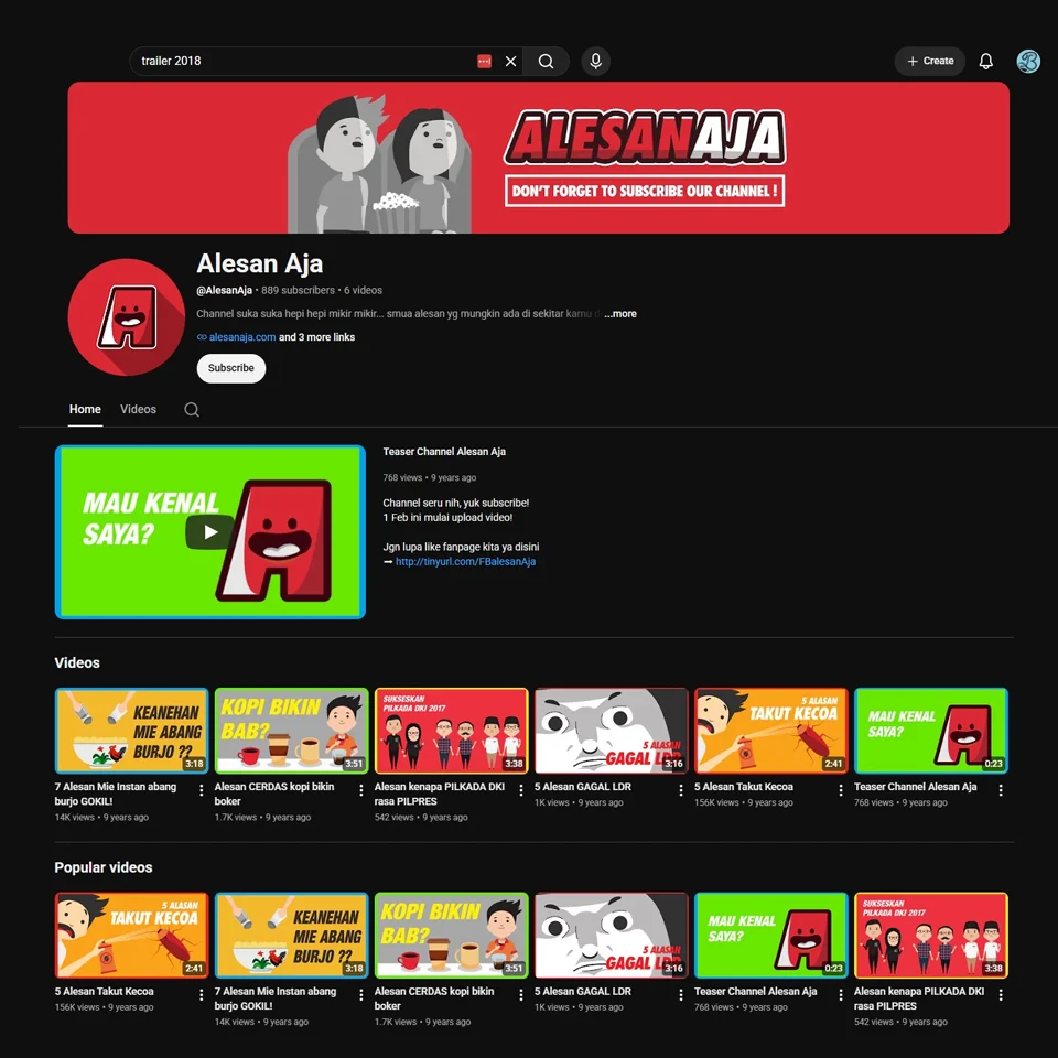 Alesan Aja Motion Graphic
