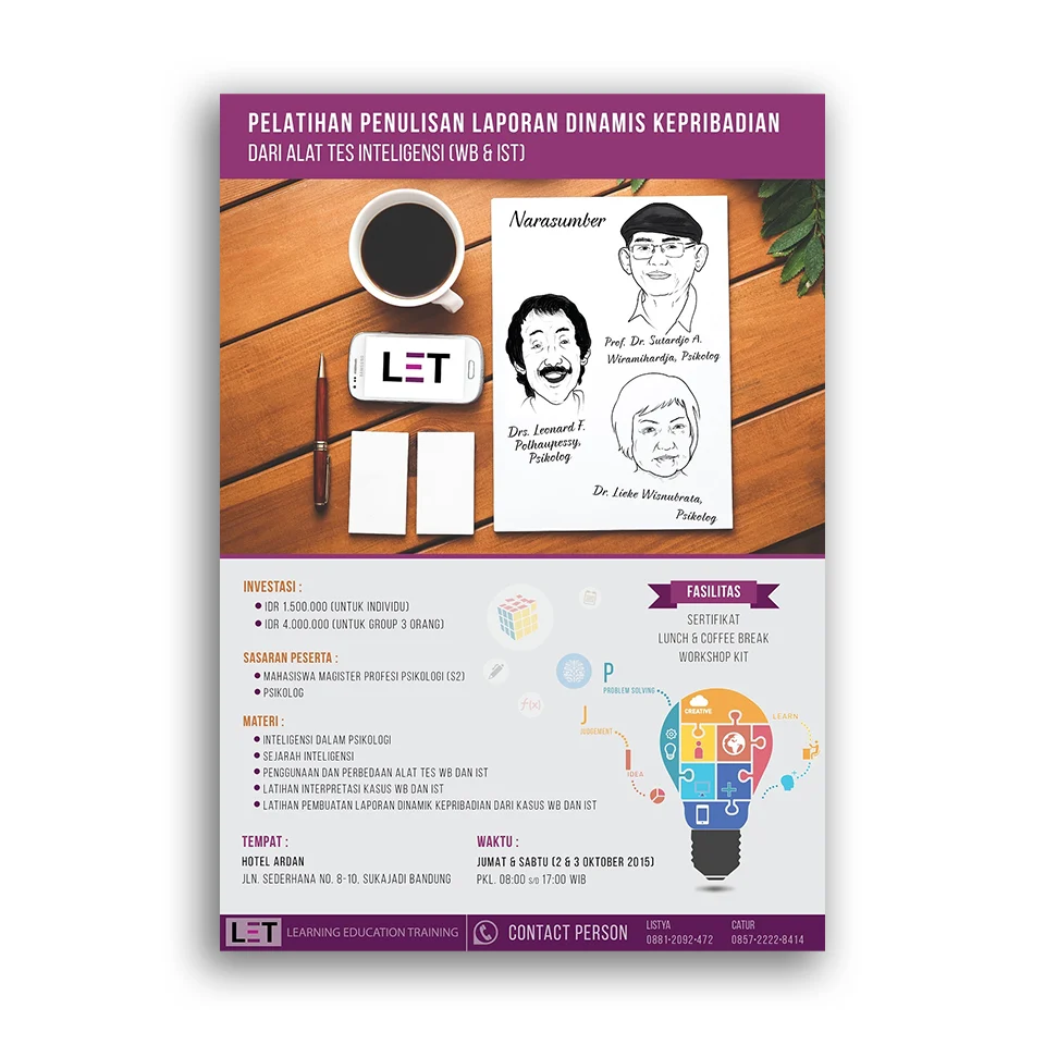 LET Psychology Training Poster
